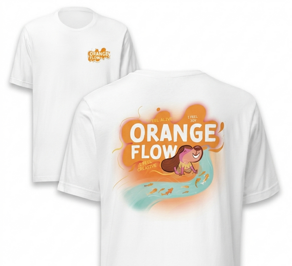 Orange Flow | Adult Tee