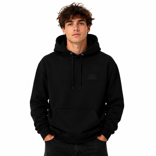 Mind Mountain | Adult Hoodie (Black Logo)