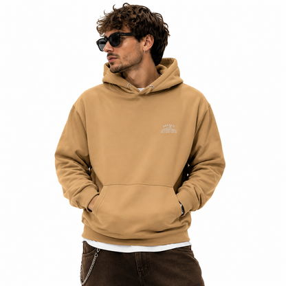 Mind Mountain | Adult Hoodie  (Tan Logo)