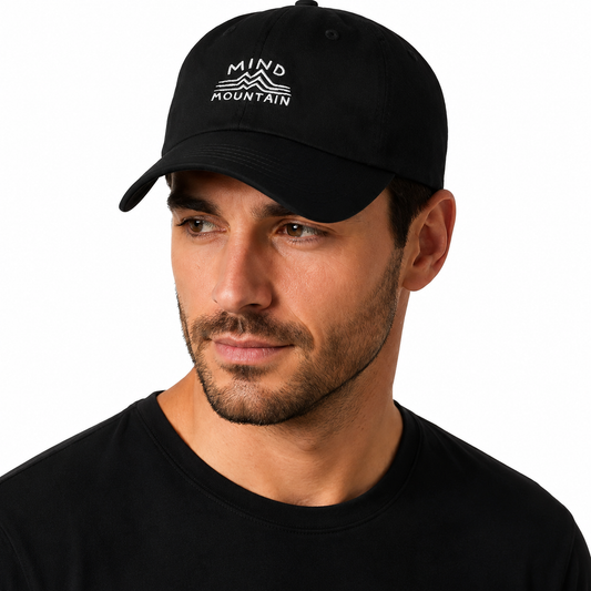 Mind Mountain Dad Hat (White Logo)