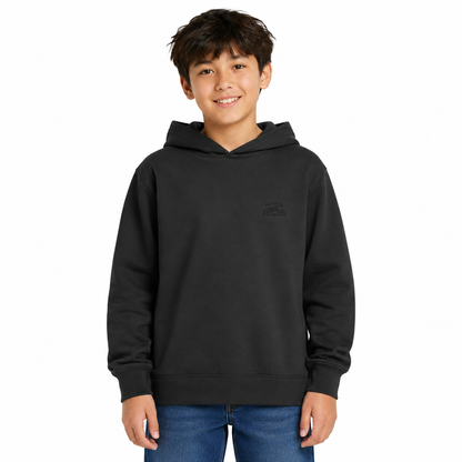 Mind Mountain | Youth Hoodie (Black Logo)