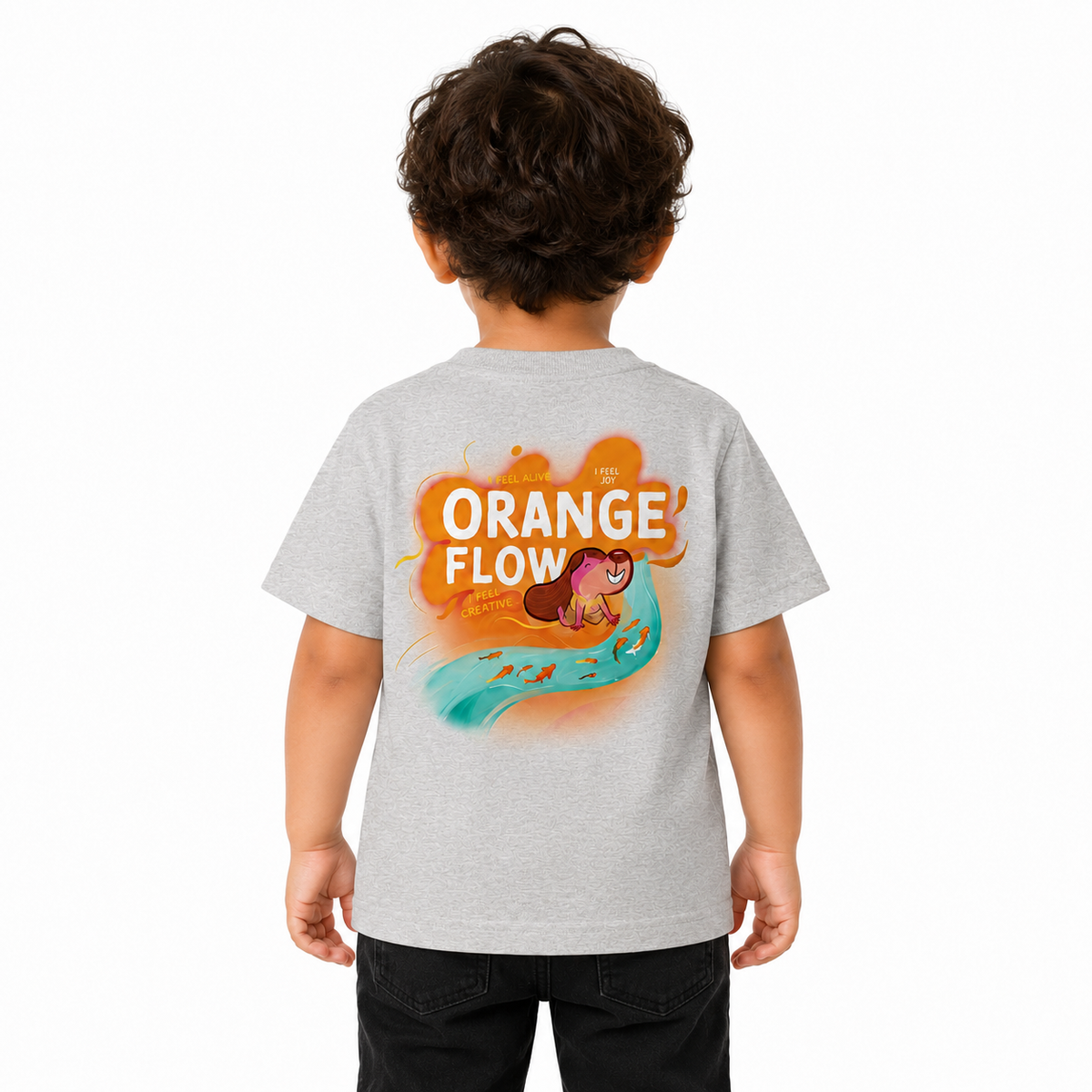 Orange Flow | Toddler Tee